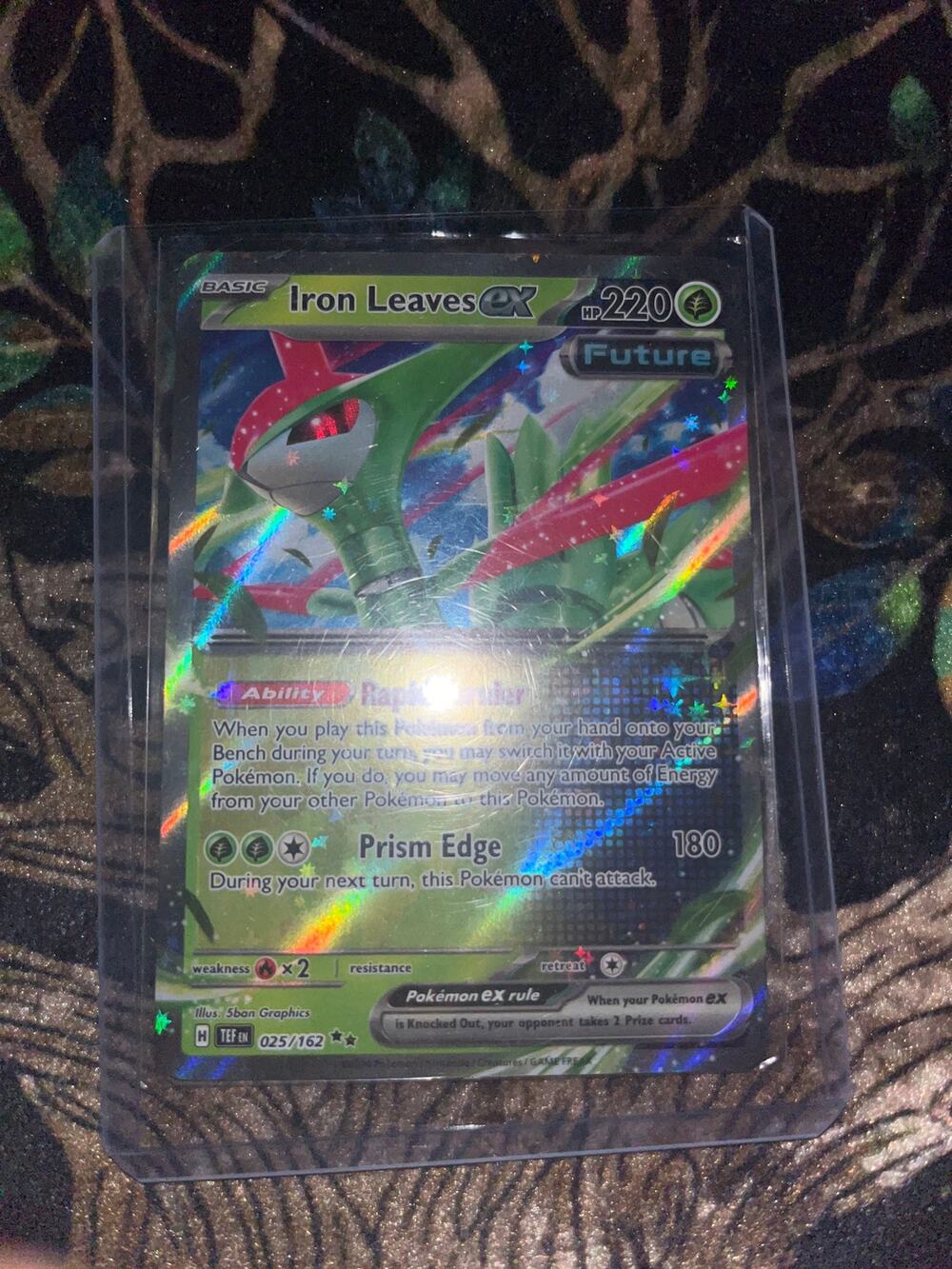 Iron Leaves ex (#025/162) from Pokémon TCG Scarlet & Violet: Temporal Forces set